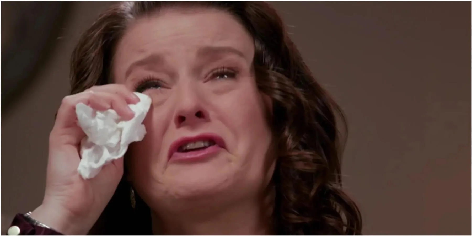 Robyn Brown cries during an episode of TLC's 'Sister Wives.'