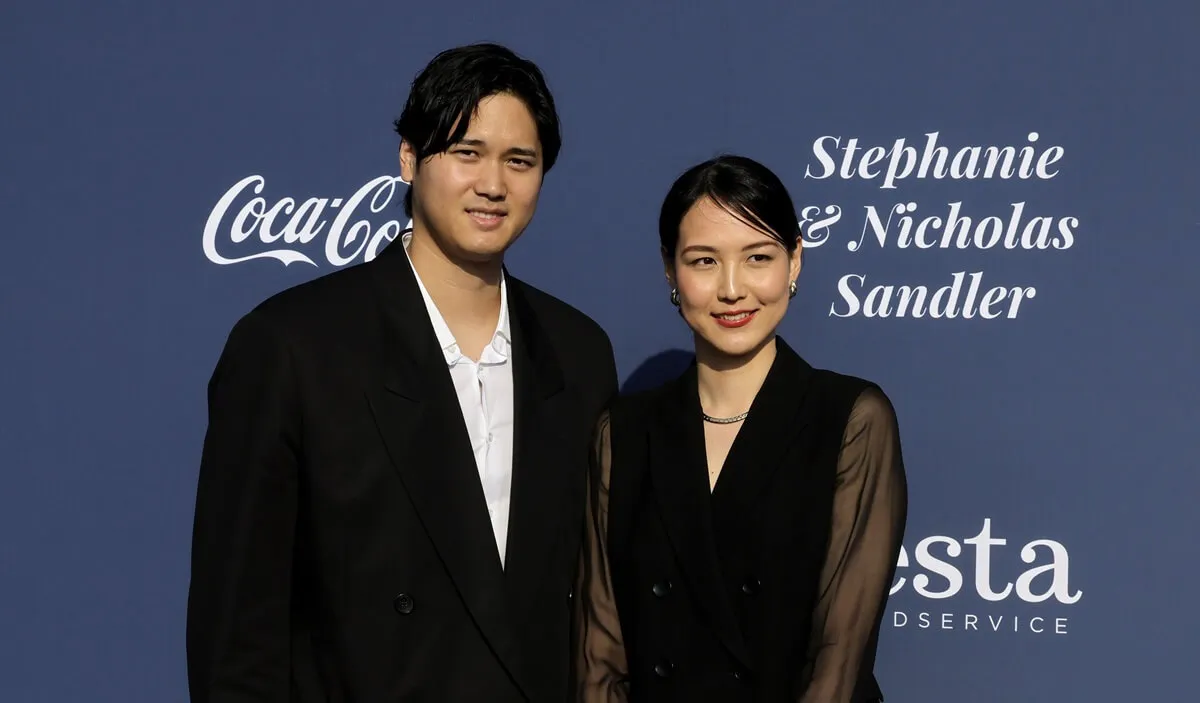 Shohei Ohtani and Mamiko Tanaka arrive at the Los Angeles Dodgers Foundation's 2024 Blue Diamond Gala